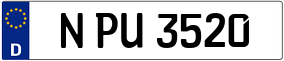 Truck License Plate